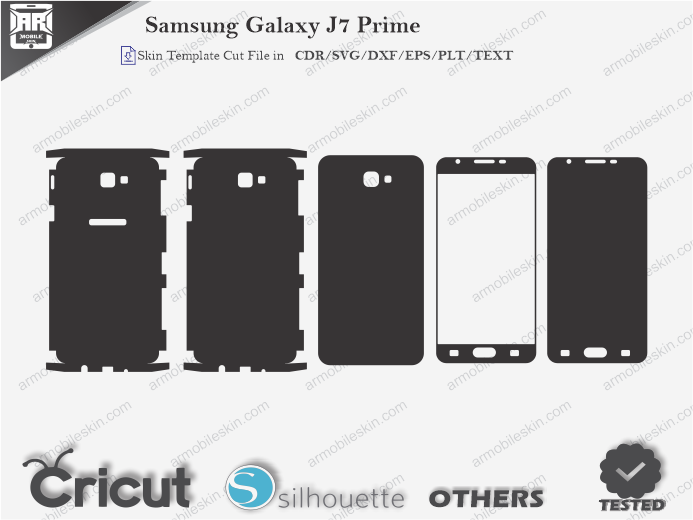 Samsung Galaxy J7 Prime Skin Template svg