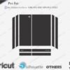 PS4 Fat Skin Template Vector