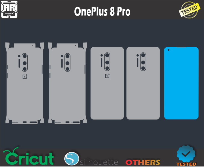 OnePlus 8 Pro skin Template svg