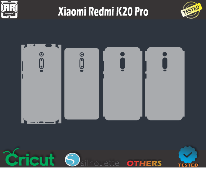 Xiaomi Redmi K20 Pro Skin Template Vector