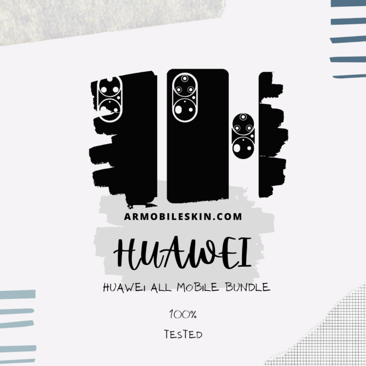 Huawei All Mobile Skin Template Bundle Pack