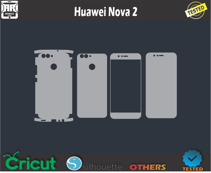 Huawei Nova 2 Skin Template Vector