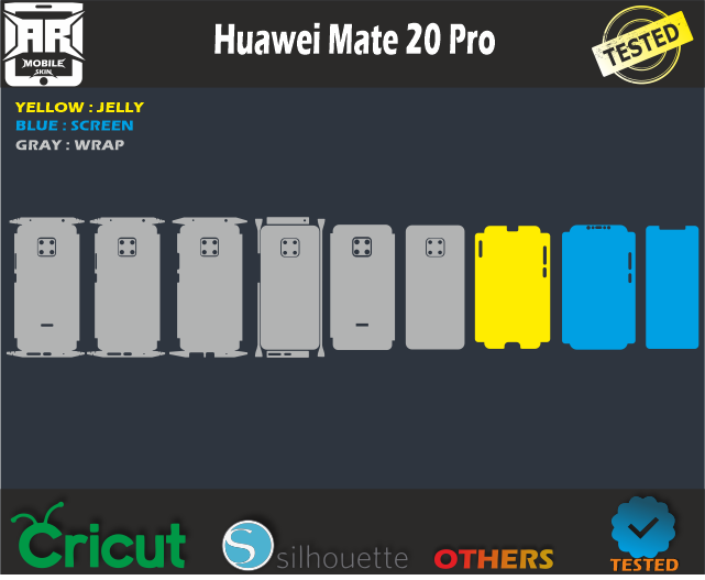 Huawei All Mobile Skin Template Bundle Pack