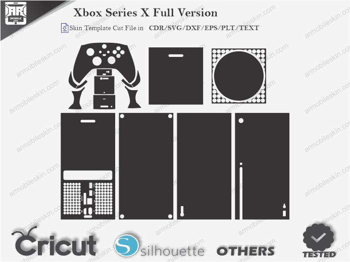 Xbox Series X Skin Template Vector