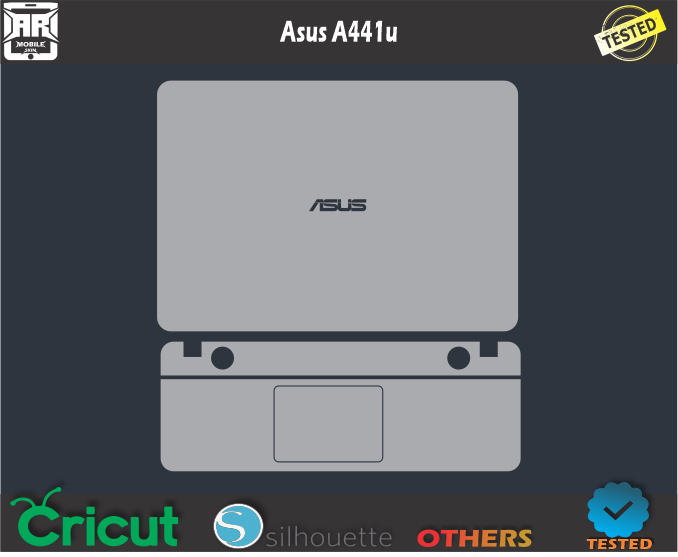 Asus A441u Skin Template Vector