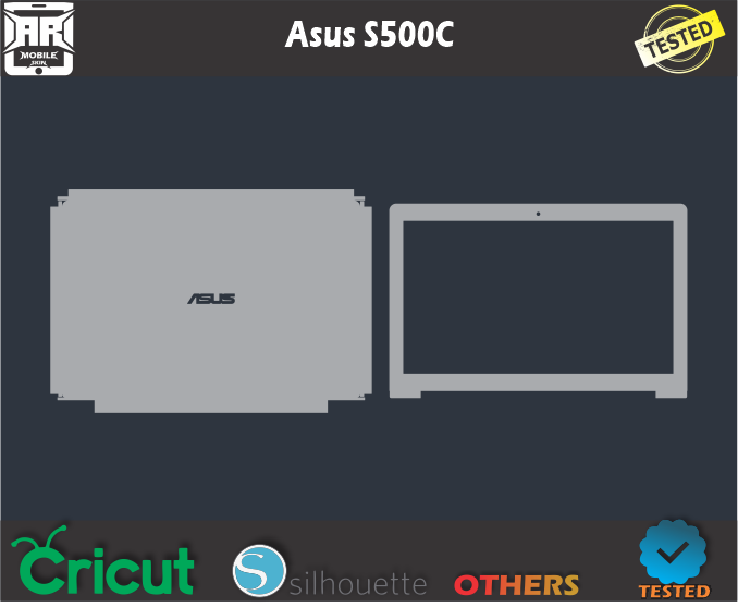 Asus S500C Skin Template Vector