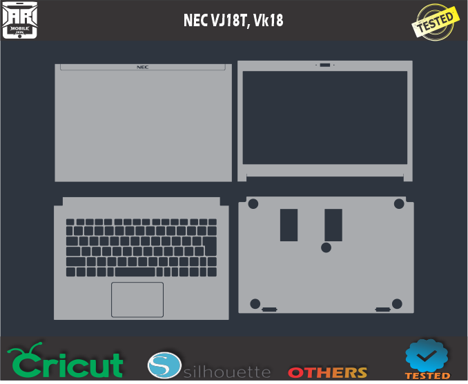 NEC VJ18T, VK18 Skin Template Vector