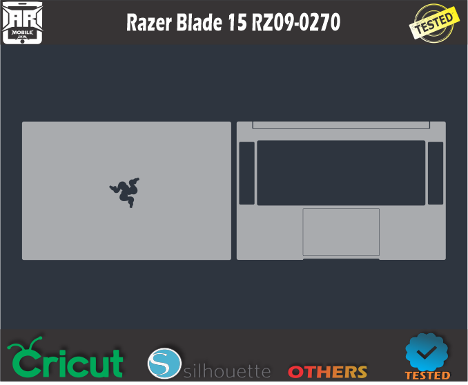 Razer Blade 15 RZ09-0270 Skin Template Vector