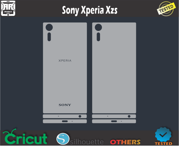 Sony Xperia XZs Skin Template Vector