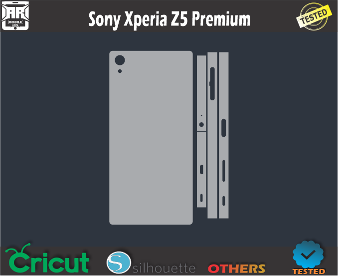 Sony Xperia Z5 Premium Skin Template Vector