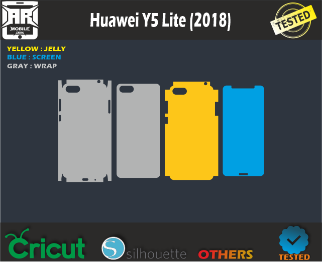 Huawei Y5 Lite (2018) Skin Template Vector