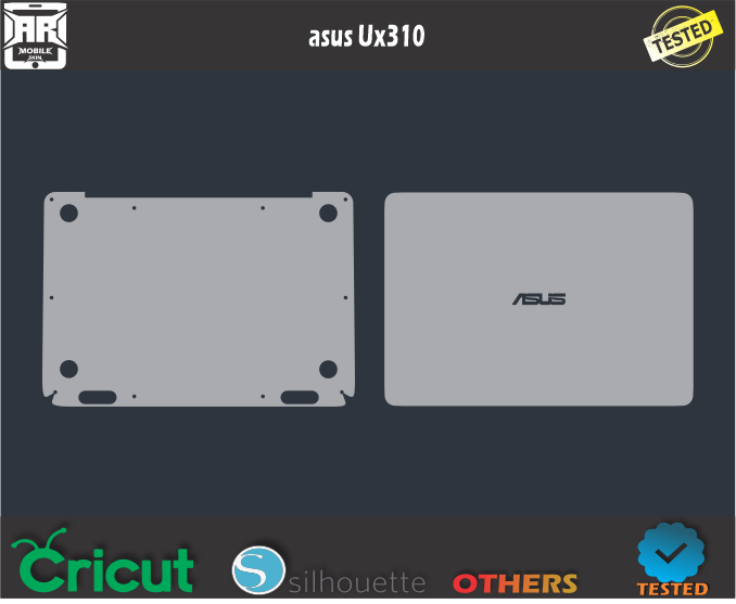 Asus UX310 Skin Template Vector