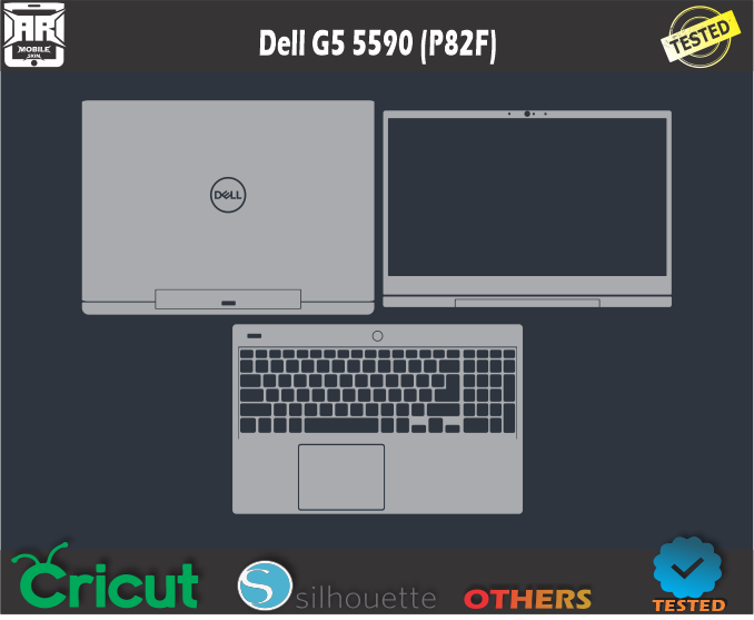 Dell G5 5590 (P82F) Skin Template Vector