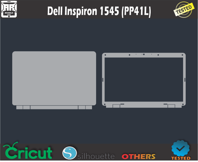 Dell Inspiron 1545 (PP41L) Skin Template Vector