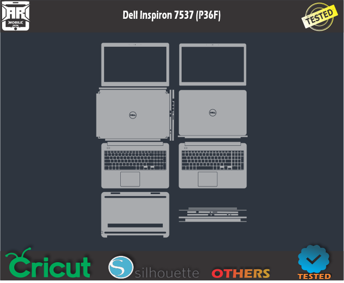 Dell Inspiron 7537 (P36F) Skin Template Vector