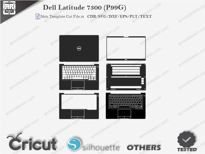 Dell Latitude 7300 (P99G) Skin Template Vector