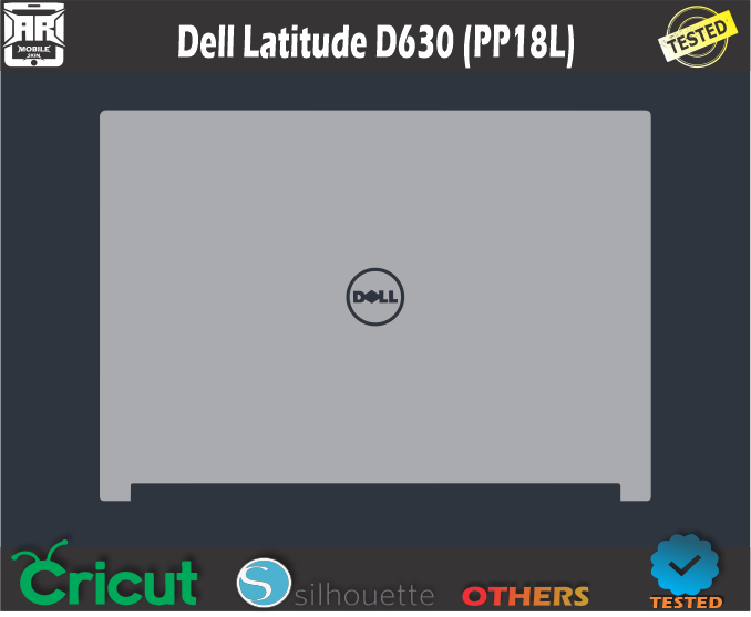 Dell Latitude D630 (PP18L) Skin Template Vector