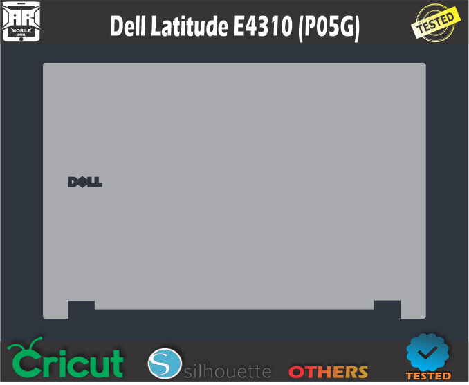 Dell Latitude E4310 (P05G) Skin Template Vector