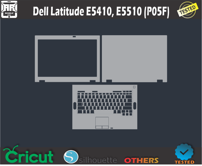 Dell Latitude E5410 E5510 (P05F) Skin Template Vector