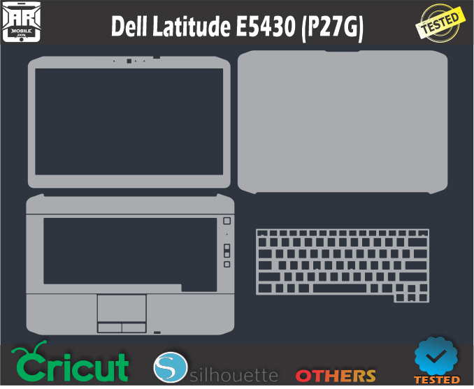 Dell Latitude E5430 (P27G) Skin Template Vector