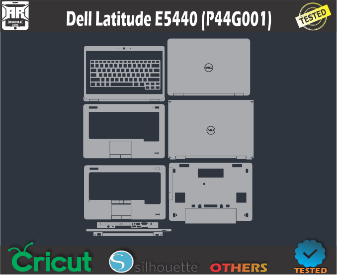 Dell Latitude E5440 (P44G001) Skin Template Vector