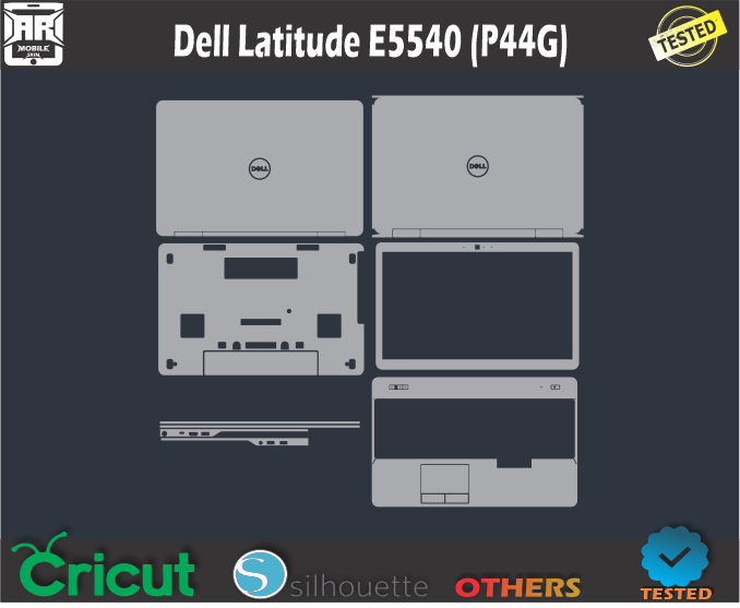 Dell Latitude E5540 (P44G) Skin Template Vector