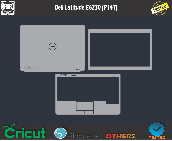 Dell Latitude E6230 (P14T) Skin Template Vector
