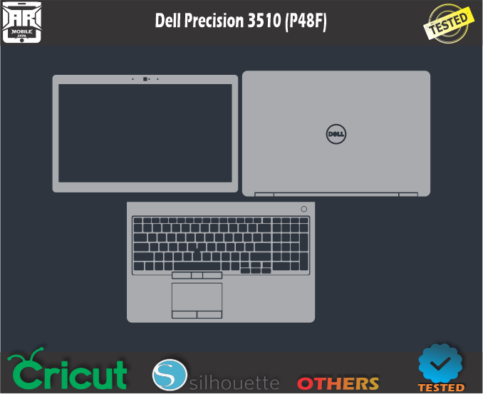 Dell Precision 3510 (P48F) Skin Template Vector