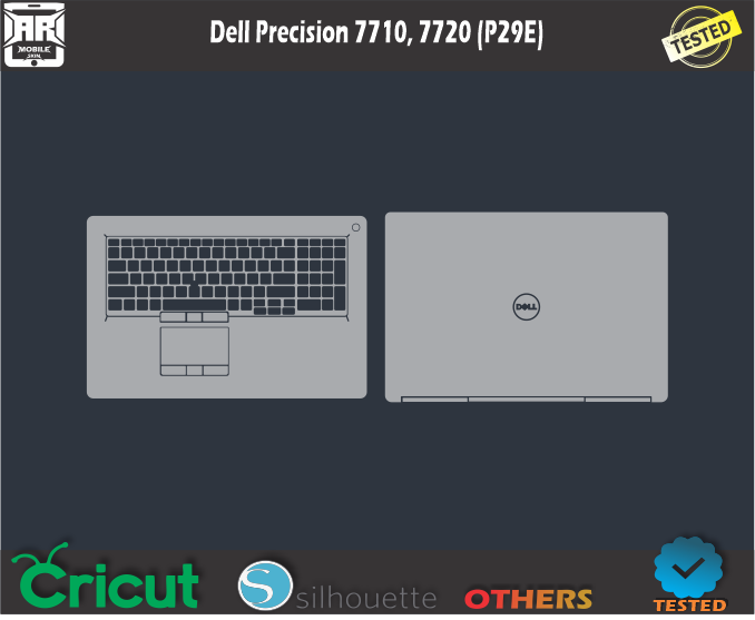 Dell Precision 7710 7720 (P29E) Skin Template Vector