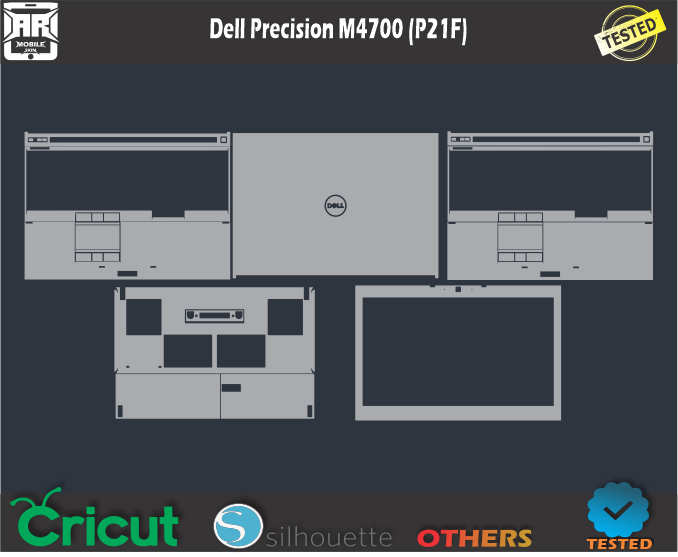 Dell Precision M4700 (P21F) Skin Template Vector