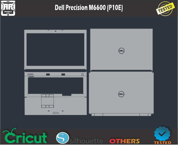 Dell Precision M6600 (P10E) Skin Template Vector