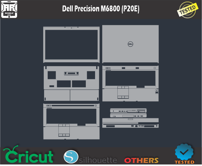 Dell Precision M6800 (P20E) Skin Template Vector