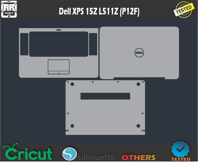 Dell XPS 15Z L511Z (P12F) Skin Template Vector