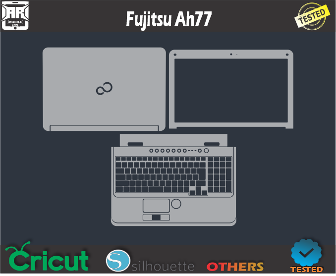Fujitsu AH77 Skin Template Vector