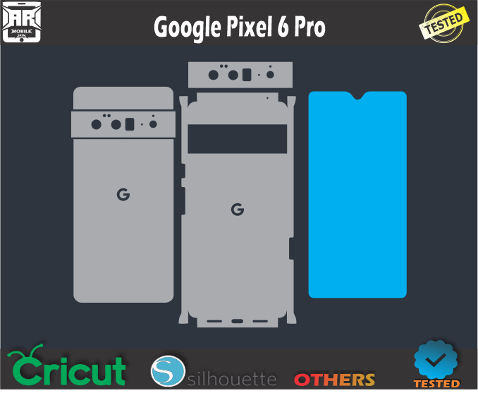 Google Pixel 6 Pro Skin Template Vector
