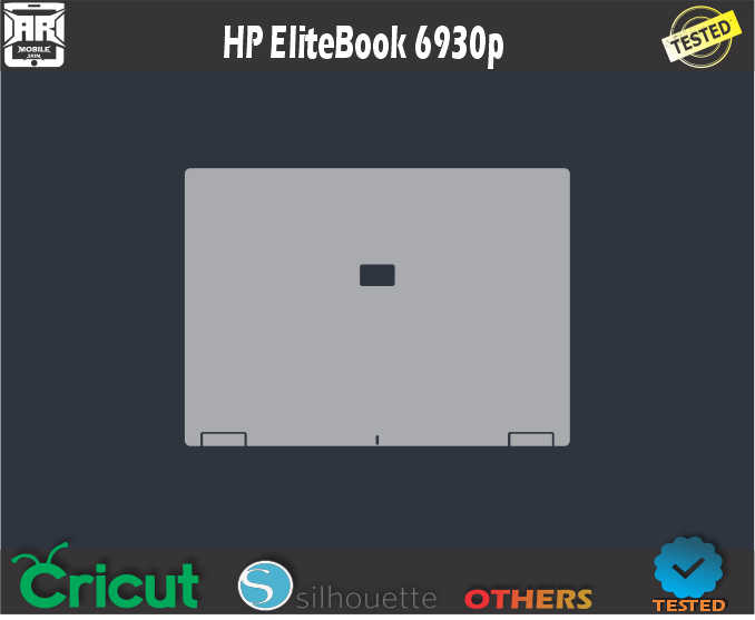HP EliteBook 6930p Skin Template Vector