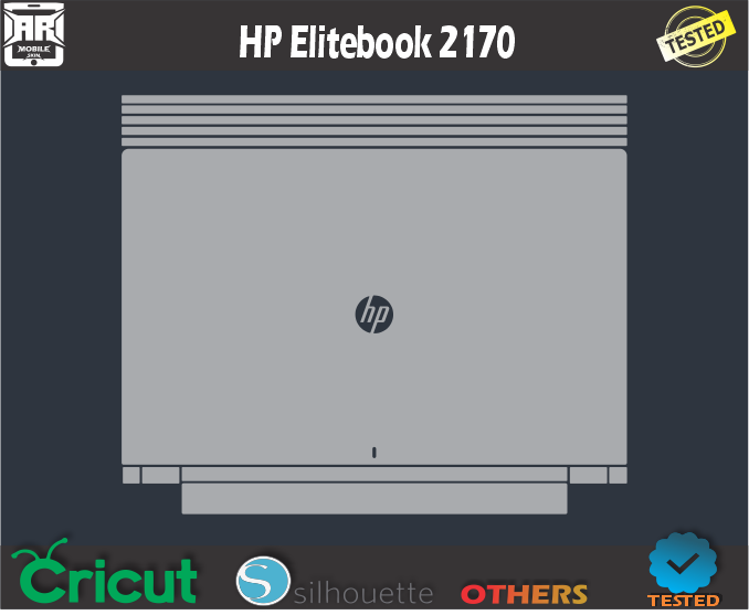 HP Elitebook 2170 Skin Template Vector