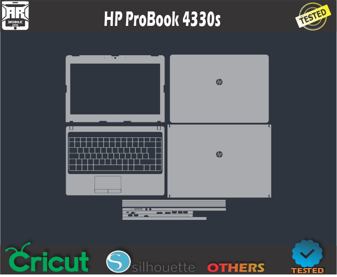 HP ProBook 4330s, 4331s Skin Template Vector