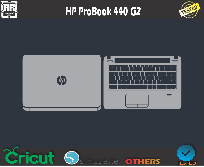 HP ProBook 440 G2 Skin Template Vector