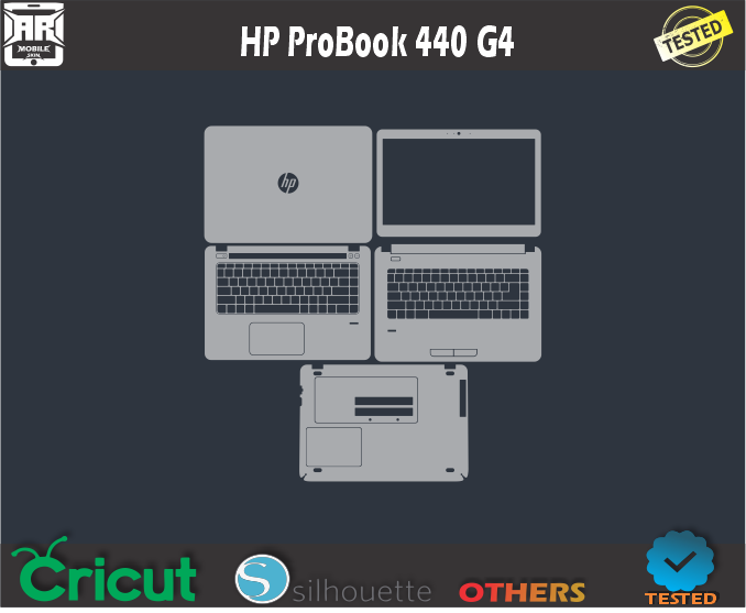 HP ProBook 440 G4 Skin Template Vector