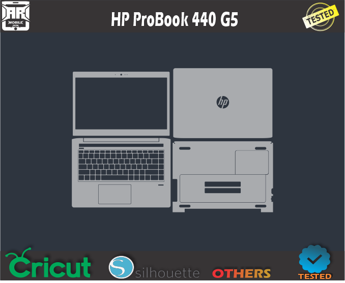 HP ProBook 440 G5 Skin Template Vector