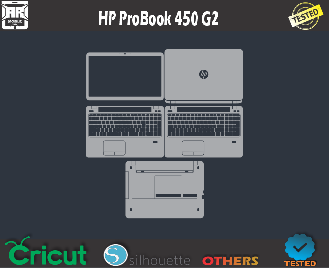 HP ProBook 450 G2 Skin Template Vector