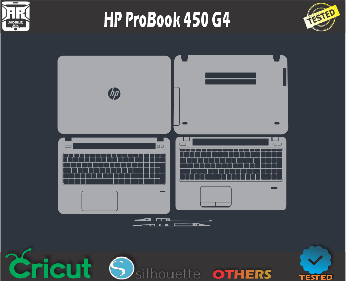 HP ProBook 450 G4 Skin Template Vector
