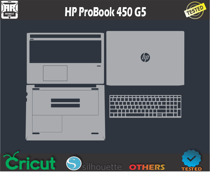 HP ProBook 450 G5 Skin Template Vector