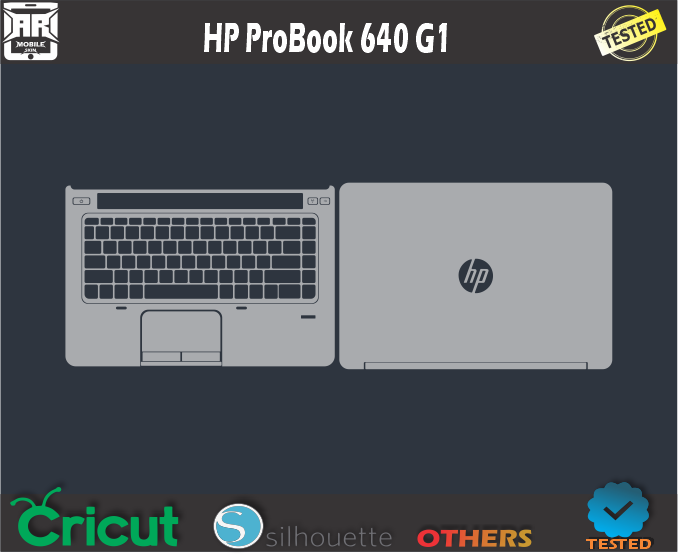 HP ProBook 640 G1 Skin Template Vector