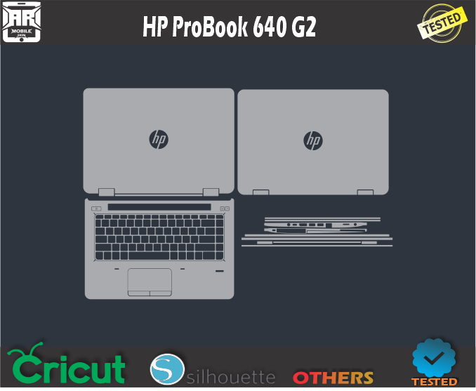 HP ProBook 640 G2 Skin Template Vector