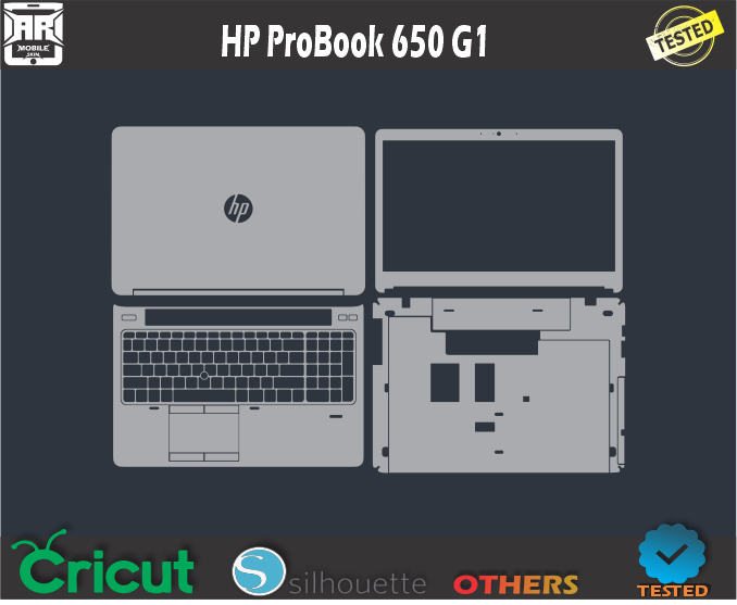 HP ProBook 650 G1 Skin Template Vector