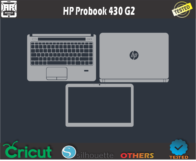 HP Probook 430 G2 Skin Template Vector
