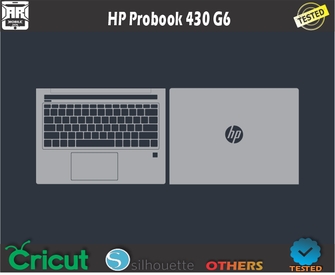 HP Probook 430 G6 Skin Template Vector