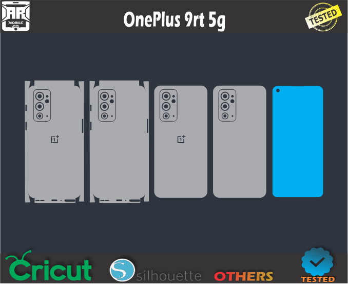 OnePlus 9rt 5g Skin Template Vector